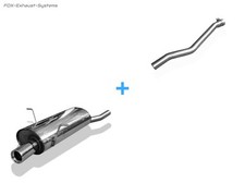 Impianto Di Scarico BMW 3er E46 316i E 318i Berlina/Touring/Coupé 1x76mm Rotondo