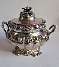 L68-ZUCCHERIERA GABRIELE SISINO ARGENTO 800 NAPOLI SUGAR SILVER REGALO CUCCHIAIO