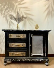 Cassettiera vintage anni 70' dipinta a mano