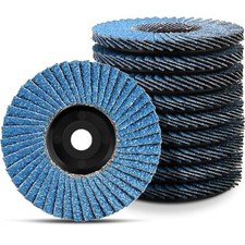 10 DISCHI LAMELLARI ALLO ZIRCONIO Ø 3" - 76mm PER SMERIGLIATRICE ANGOLARE FLEX