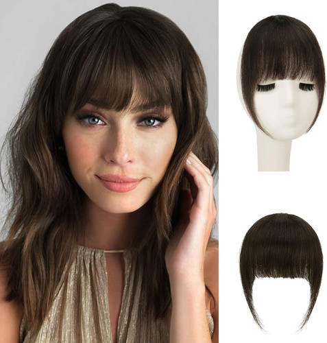 Frangia clip capelli veri - frangia,
