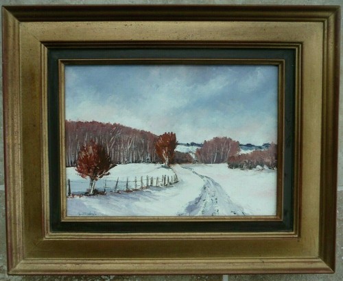 Tableau paysage hiver doubs - paysage, d'hiver
