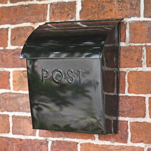 Cassetta postale moderna nera