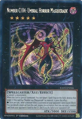 Numéro c104 - yu-gi-oh!,