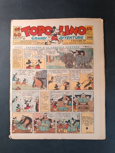 Fumetto topolino grandi - topolino,