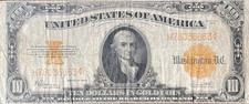 1922 US $10 Dollari Moneta Oro