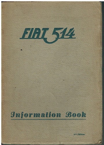 Fiat 514 berlina 514l - berlina, e