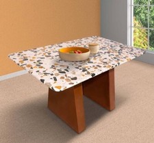 Bianco Terrazzo da Tavolo con