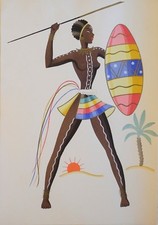 POCHOIR - Guerriera dai Magazzini Meschini