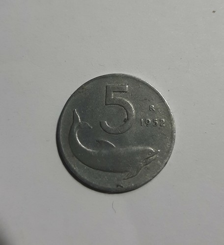 Moneta rara lire delfino - moneta,