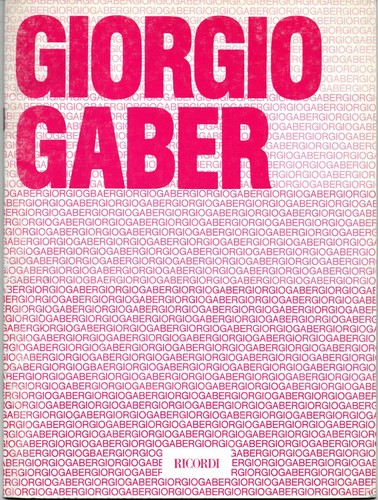 Giorgio gaber canzoniere - giorgio,