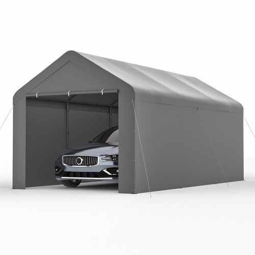 Outdoor grey carport x20 - carport, 10'x20'