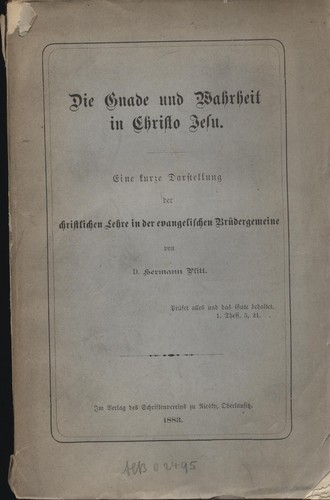 Die gnade und wahrheit - gnade,