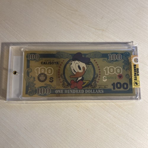 Banconota paperino gold - banconota,