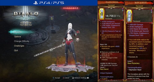 Diablo ps4 ps5 hardcore - hardcore, |