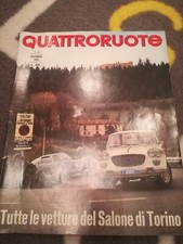 QUATTRORUOTE 120 dicembre 1965 L. 300 n. 12 tutte le vetture del salone Torino