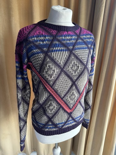 Maglione maglia multicolore