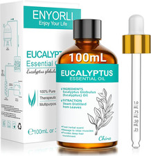 Olio Essenziale Eucalipto 100Ml 100% Olio Eucalipto Puro per Aromaterapia, Cura 