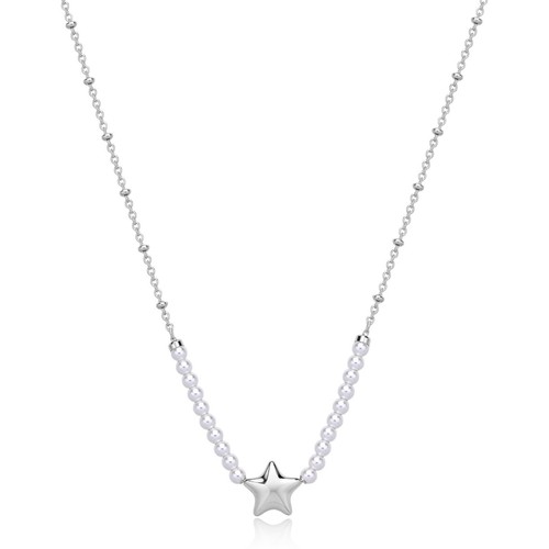 Collana donna stella con perle - stella,