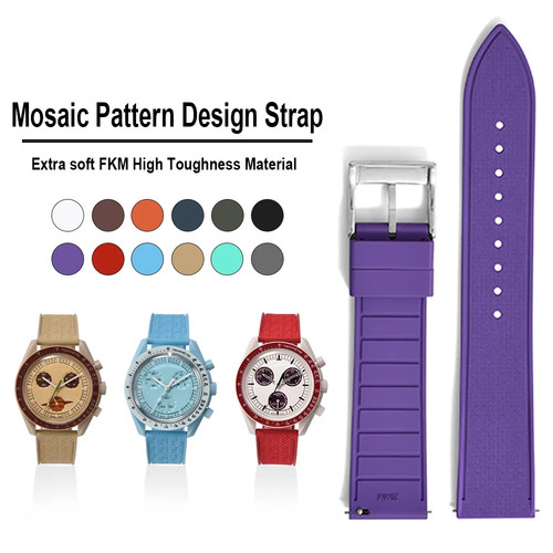 Cinturino fkm design mosaico - design,