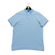 Polo blu Ralph Lauren taglia XL #QWE1040 a maniche corte
