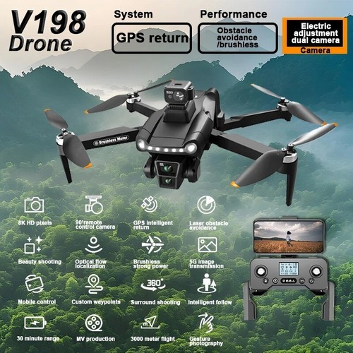 Drone xiaomi ata jia v198 - drone,