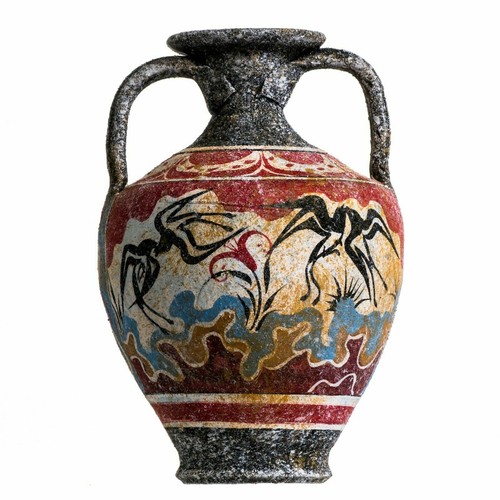Antico vaso medio ceramica - in,
