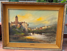 DIPINTO OLIO SU TELA - FIRMATO LUCIO CARGNEL (1903 - 1998) - PAESAGGIO (65 x 85)