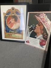 Coppia Quadri Coca Cola Stampe Pubblicitarie