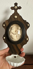 Acquasantiera - Napoleone III - scultura in caolino- arte sacra - Font/ benitier