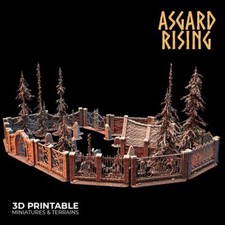 3D Printed Asgard Rising