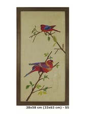 QUADRO RICAMO ORIENTALE CON