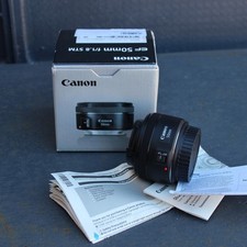 Obiettivo Canon 50 mm. f/1.8 STM nuovo