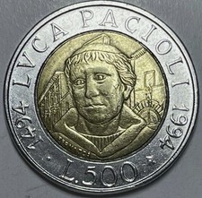 moneta 500 LIRE - "500°