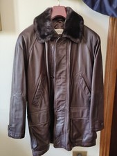Giaccone Mabrun invernale in vera pelle uomo 