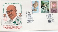 SPAGNA PONTEVEDRA  ANTONIO ODRIOZOLA  ANNULLO 3-5  Marzo 1995 LEPIOTA PROCERA  F