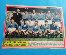 SQUADRA CALCIO NAPOLI 1957-58 CM 33X26 DI GIACOMO VINICIO PESAOLA BUGATTI GRECO