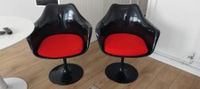 Set 4 poltrone stile tulipano