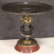 Alzata bronzo dorato - in,