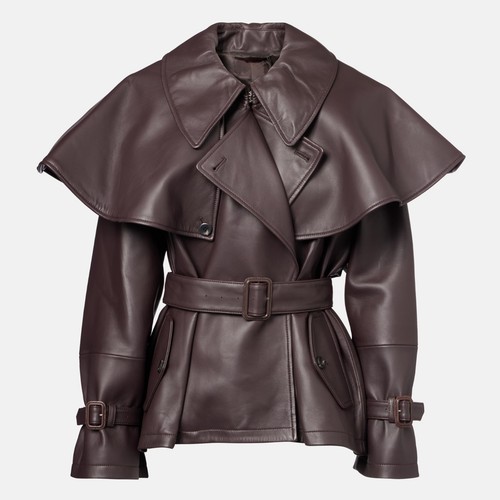 Cappotto trench donna pelle - , di