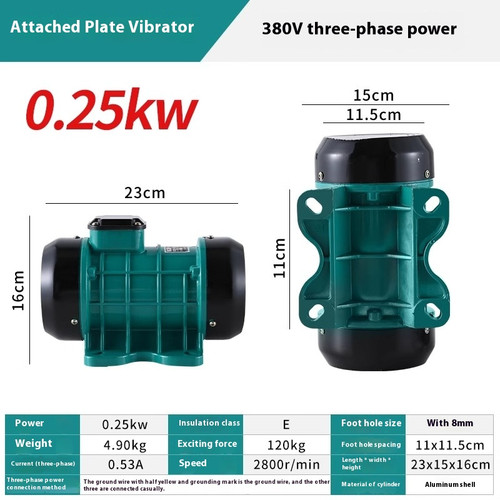 Vibratore piastra attaccata - vibratore,