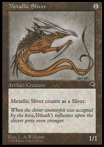 Mtg metallic sliver - mtg,