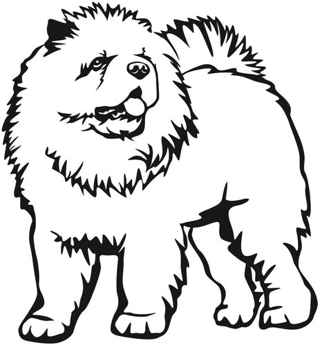Adesivo chow - chow,
