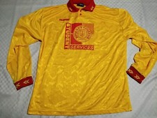 MAGLIA CALCIO VINTAGE HUMMEL #5 TG XL JERSEY SHIRT TRIKOT SHIRT