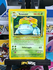 Pokemon Venusaur 15/102 Rara Holo | Set Base Italiano Vintage | Played