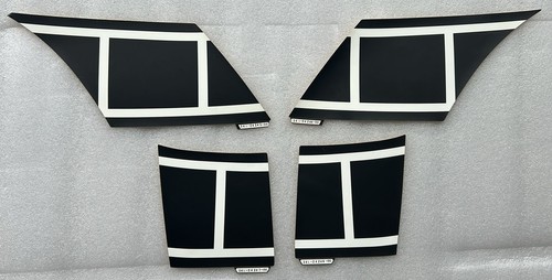 Adesivi emblemi serbatoio nero