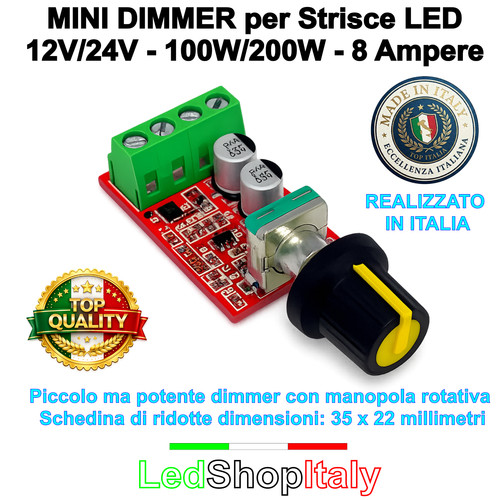 Dimmer varialuce 24v 8a - 12/24v,