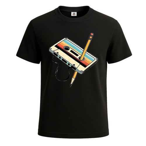 Shirt uomo cassette - cassette, tape