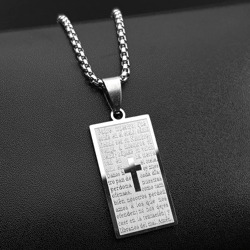 Collana con ciondolo croce - con,