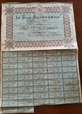 1916 CERTIFICATO AZIONARIO LE